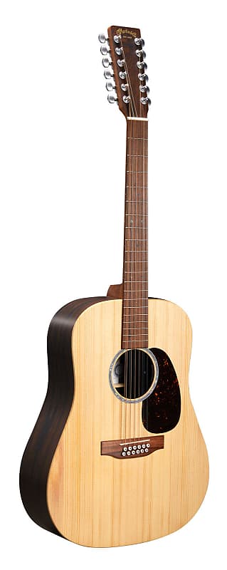 Martin D-X2E 12 String Acoustic Electric Spruce Top, Brazilian Rosewood HPL Back & Sides with Softshell Case image 1