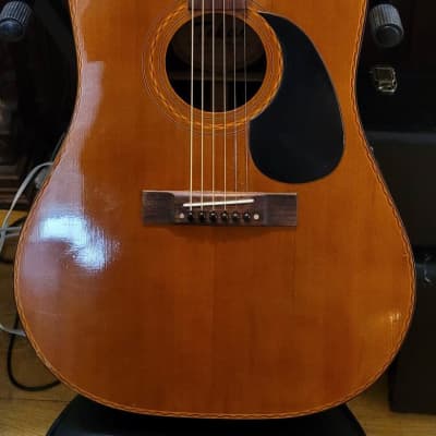 Tokai Model 35 1970s Vintage Dreadnought Cedar Top Acoustic Guitar Made In Japan image 1