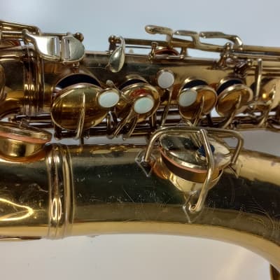 C.G. Conn New Wonder Series I Alto Saxophone 1923 Gold Finish image 5