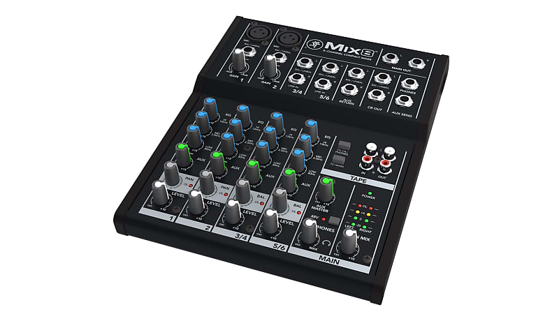 Mackie Mix8 8-Channel Compact Mixer(New) image 1