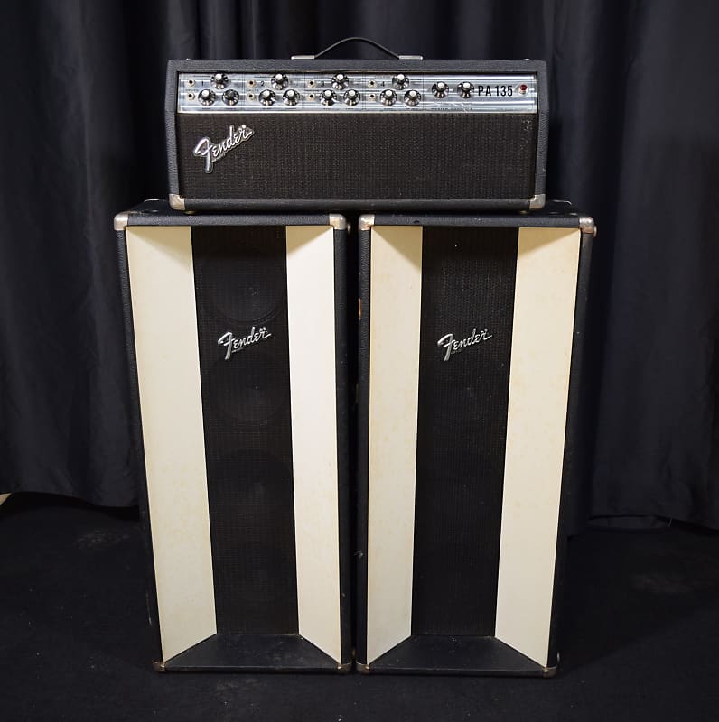 Fender PA-135 Mixer Amp w/Fender 4-8 Column Speakers