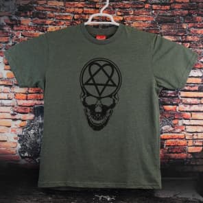 HIM Band T-shirt - Heartagram Skull - Adult L image 1