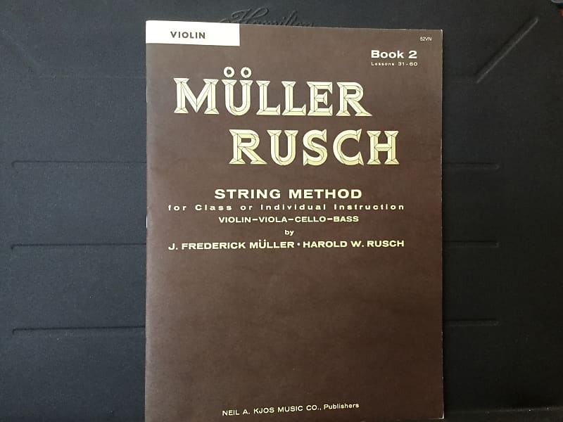 Muller Rush String Method Book 2 Reverb