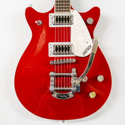 Gretsch G5232T Electromatic Double Jet FT Electric Guitar with Bigsby (w/ Hard Shell case)- Firestick Red image 1