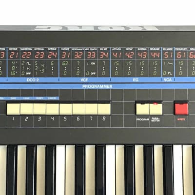 1982 Korg Poly-61 Vintage Analog Synthesizer Works Good! image 3