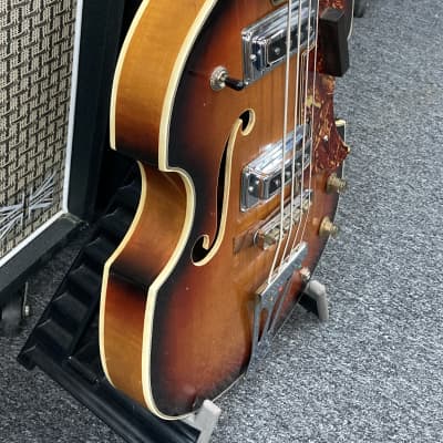 Kingston Violin Bass 1960’s - Sunburst image 8