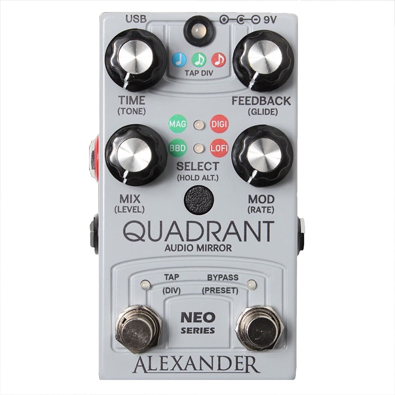 Alexander Pedals Quadrant Audio Mirror | Reverb