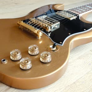 2011 Gibson SG Standard Bullion Gold Sam Ash Limited Edition Guitar Rare & Minty OHSC & Candy image 7