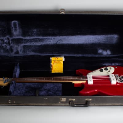 Micro-Frets  Signature Fretless Electric Bass Guitar (1973), original black tolex hard shell case. image 10