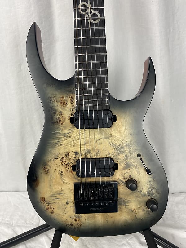Solar Guitars S1 . 7PB 7 string 2020's - Burl satin | Reverb
