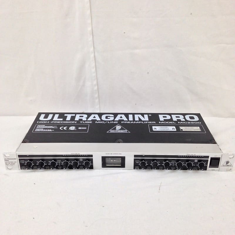 Behringer Ultragain Pro MIC2200 Vacuum Tube Mic Line Preamp image 2