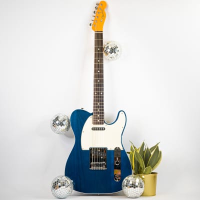 2006 Fender TL-62 Custom Telecaster CIJ Blue w/ Dark Rosewood Fretboard, Texas Special Pickups image 3