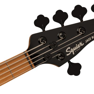 Squier Contemporary Active Jazz Bass HH V - Roasted Maple Fingerboard - Gunmetal Metallic image 6