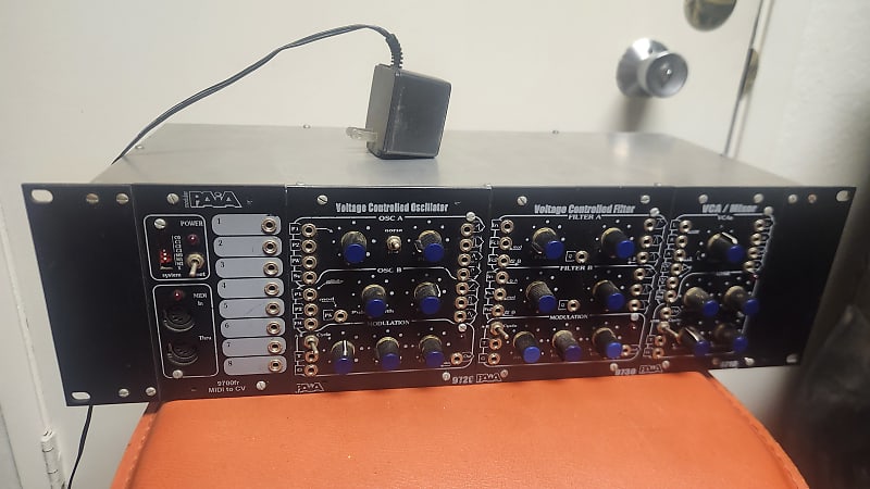 Paia Model 9700 Modular Synth Synthesizer Rackmount w/ AC Adapter image 1