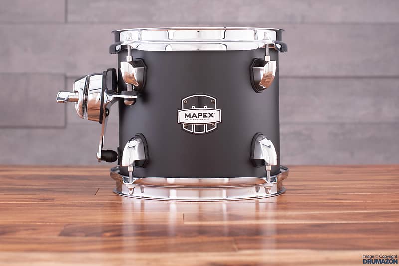 MAPEX MARS MAPLE 8 X 7 ADD ON TOM PACK WITH TH800 CLAMP, MATTE BLACK image 1