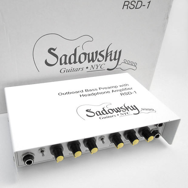 Sadowsky RSD-1 Outboard Bass Preamp & Headphone Amplifier with EQ & DI