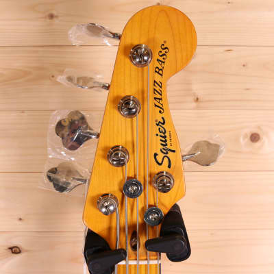 Squier Classic Vibe '70s Jazz Bass V 5-String Electric Bass - Maple Fingerboard, Natural image 9