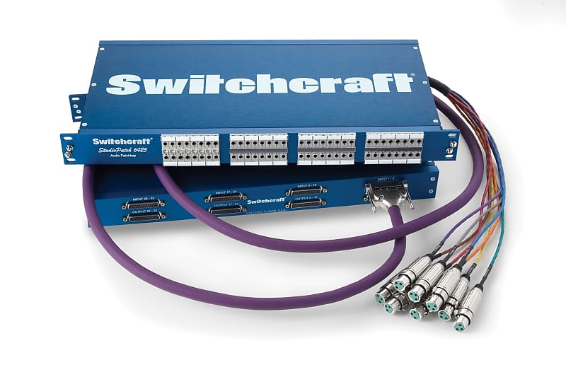 Switchcraft StudioPatch Series 6425 64-Point TT-DB25
