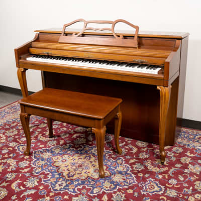 Wurlitzer P150 Upright Piano | Satin Walnut | SN: 1870744 image 1