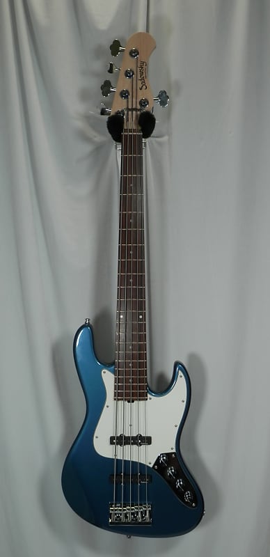 Sadowsky MetroLine 21-Fret Vintage J/J Bass -Red Alder Body 5 String -Solid Dark Lake Placid Blue image 1