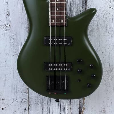 Jackson X Series Spectra Bass SBX IV Electric Bass Guitar Matte Army Drab for sale