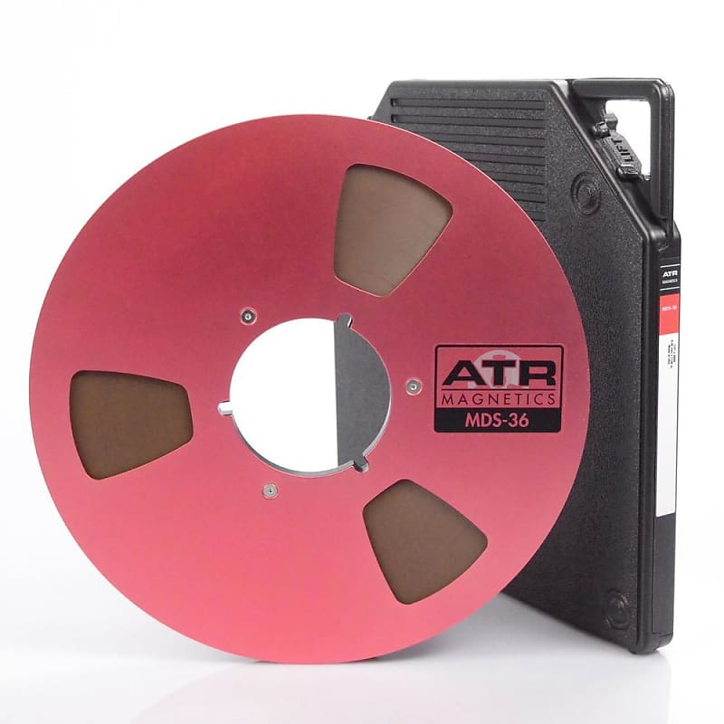 ATR Magnetics Master Tape 1/4″ Empty 10.5″ NAB Metal Reel Cardboard Box