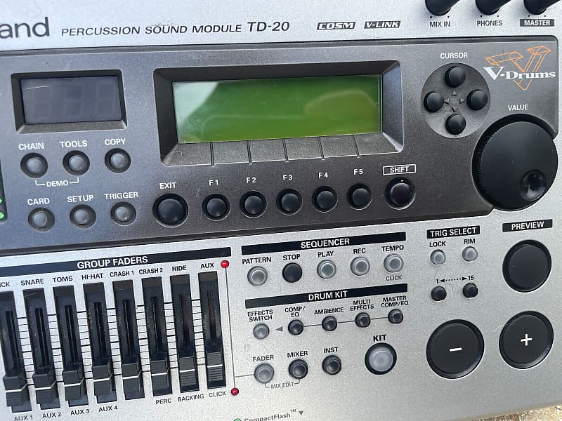 Roland TD-20 V-Drum Percussion Sound Module | Reverb