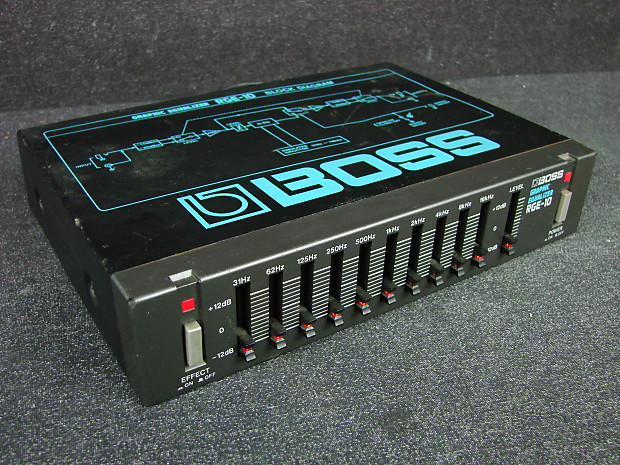 Boss RGE-10 Micro Rack Series Graphic Equalizer | Reverb