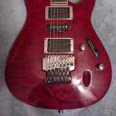 Ibanez S470 QS Electric Guitar w/DiMarzio Pickups & Case - Transparent Red