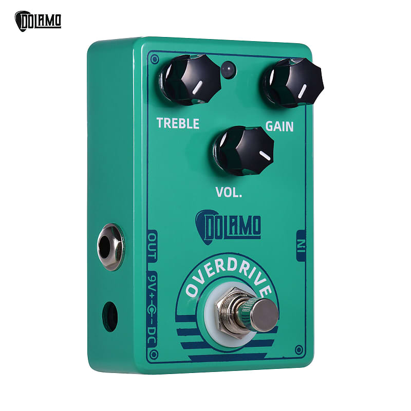 Dolamo D-12 Overdrive Guitar Effect Pedal with Treble Gain