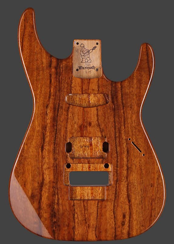 Warmoth KOA Mahogany Soloist Guitar Body Floyd .720 Mod Heel Warmoth KOA Mahogany Soloist Guitar Body Floyd .720 Mod Heel