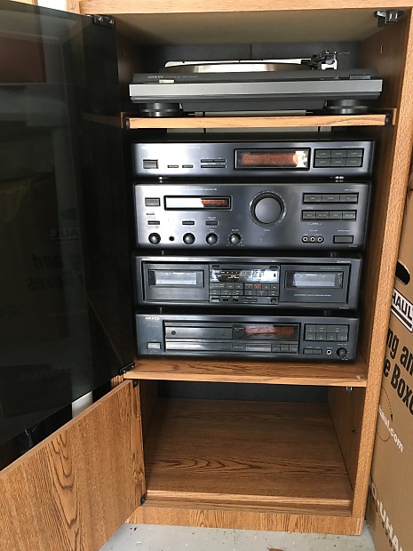 スペシャル特典 Onkyo AV 1000 system 1991 wood / brown | Reverb オーディオ