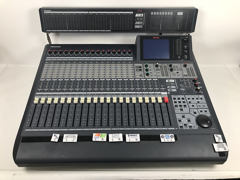 【高品質大人気】MK1427 RAMSA Digital Mixer WR-DA7　デジタルミキサー／メーターブリッジ　WR-MTBR 専門知識がないため　通電のみ確認　現状品　0510 ミキサー