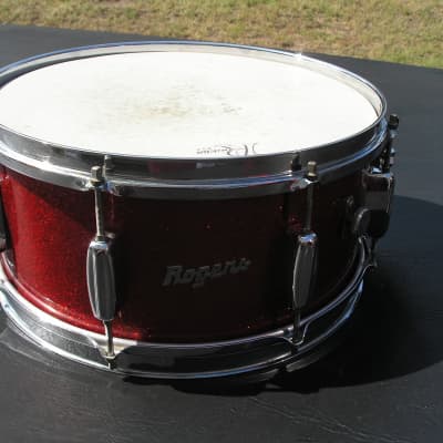 Vintage 1960's Rogers 14 x 6 1/2" Powertone Snare Drum (B&B Lugs) - Extremely RARE! image 8