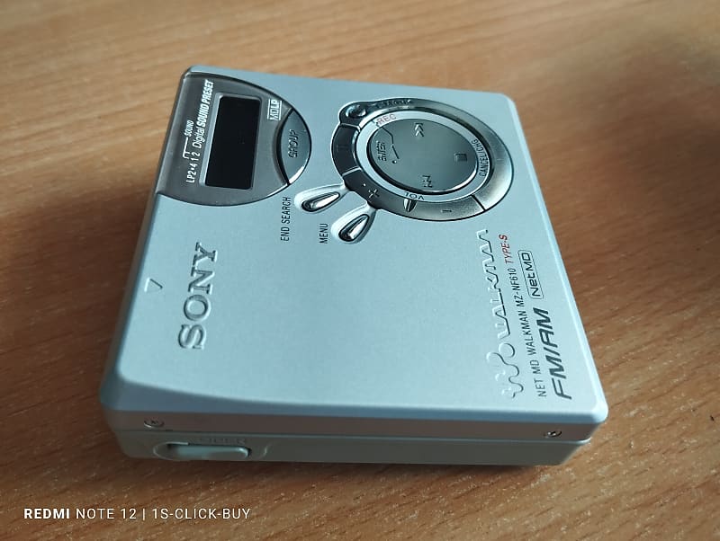 Sony Walkman Net MD Portable mini disc Player MZ- NF 610 silver working  Video test