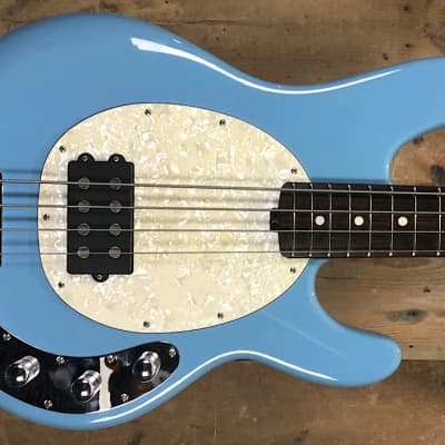 Ernie Ball Music Man StingRay Special 4 H with Rosewood Fretboard 2018 - 2019 - Chopper Blue image 1
