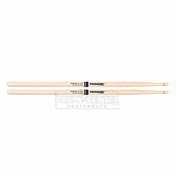 Promark Drum Sticks : Rebound 7A .535 Hickory Acorn Wood Tip image 1