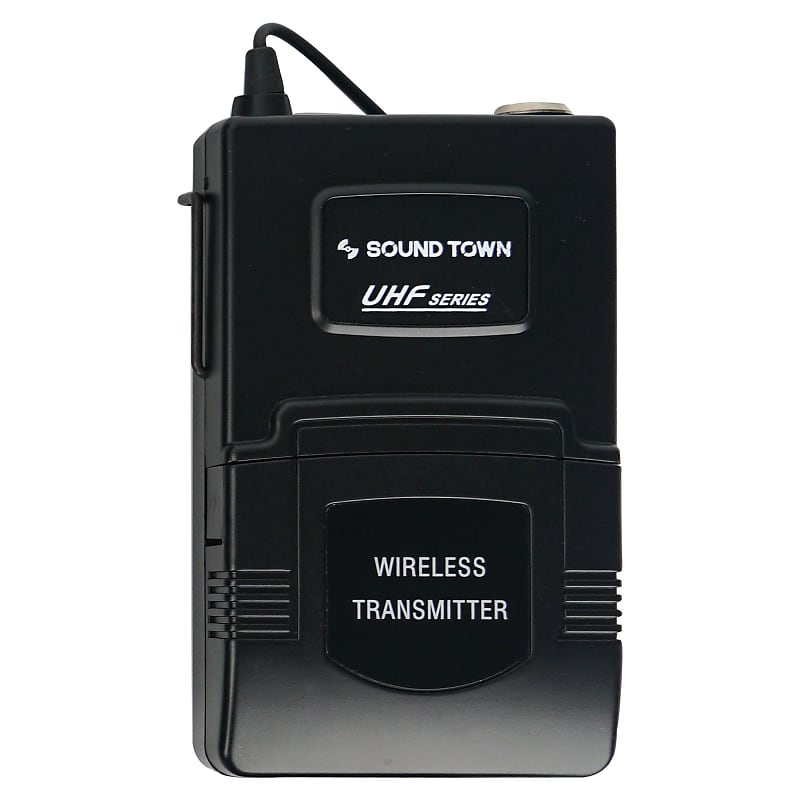 Levy's Wireless Transmitter Bodypack Holder - Black Leather - John