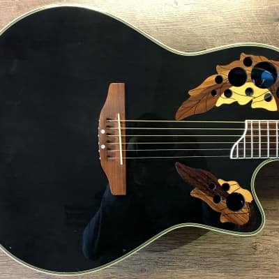 Ovation CS257 Celebrity Deluxe Gloss Black Finish Thin Bowl