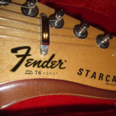 1976 Fender Starcaster Sunburst w/ Original Case, Strap and Manual image 9