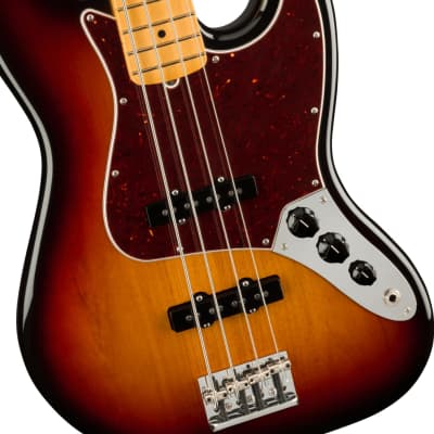 Fender American Professional II Jazz Bass. Maple Fingerboard, 3-Color Sunburst image 1