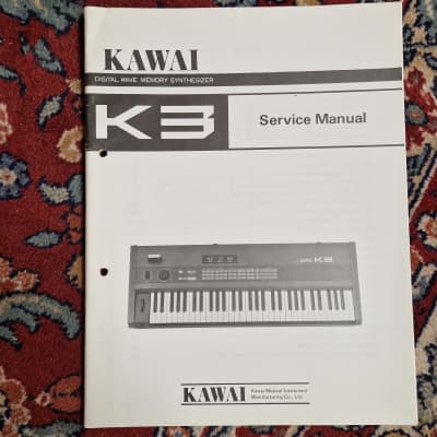 Kawai K3 Schematics /Service Manual/ Service Notes Original