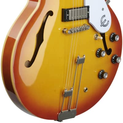 Epiphone Riviera Semi-Hollowbody Archtop Electric Guitar, Royal Tan image 4
