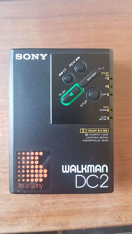 Sony Walkman WM-DC2 1986 - Black | Reverb