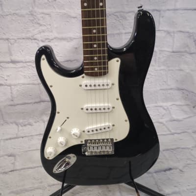 S101 Left Handed Strat Style Black Electric Guitar image 4
