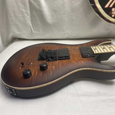 PRS Paul Reed Smith Dustie Waring Signature CE24 CE-24 Floyd Guitar with Gig Bag 2020 - Burnt Amber Smokeburst image 7