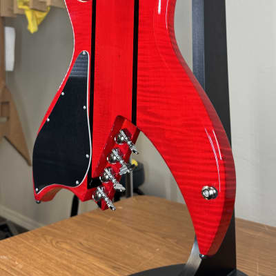 B.C. Rich Custom Shop Bich 10 Supreme 2025 - Transparent Red image 9