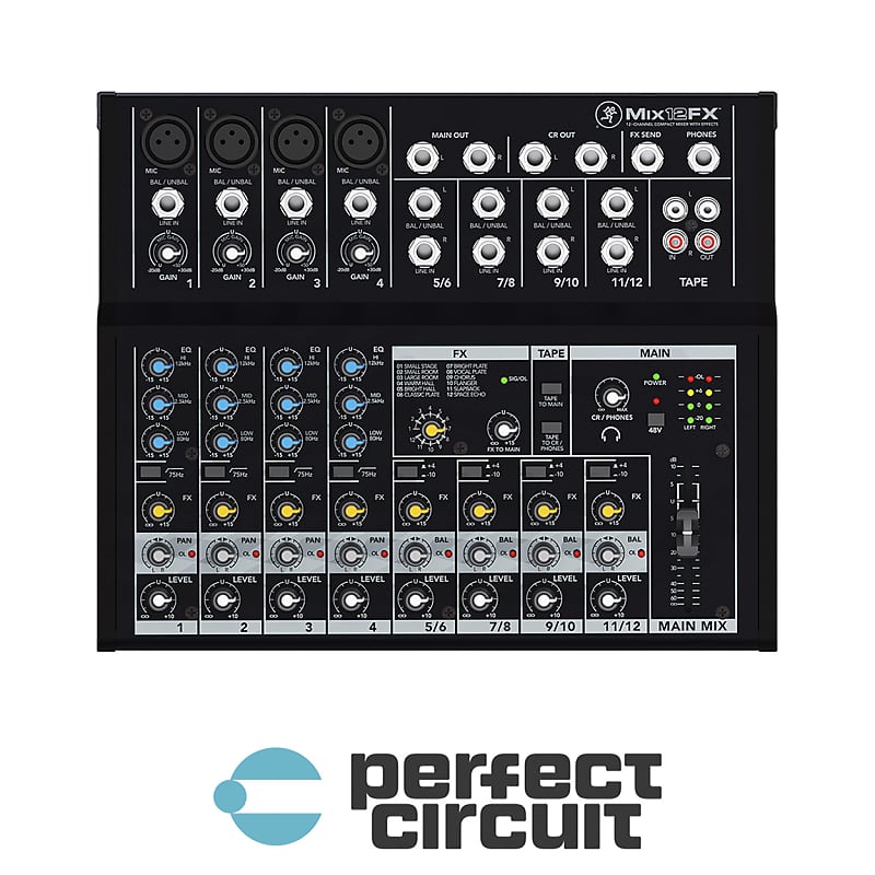 Mackie Mix12FX 12-Channel Mixer + Effects image 1