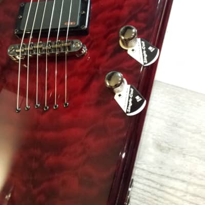 Schecter Hellraiser Casket Electric Guitar EMG Pickups Locking Tuners image 4