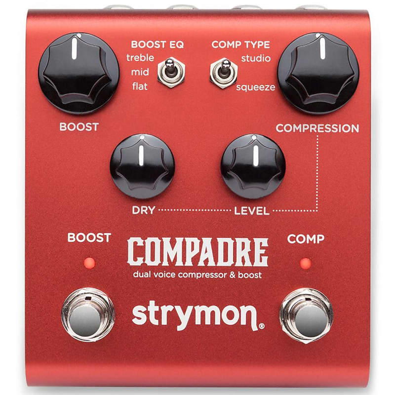 Strymon Compadre Dual Voice Compressor and Boost Effects Pedal image 1